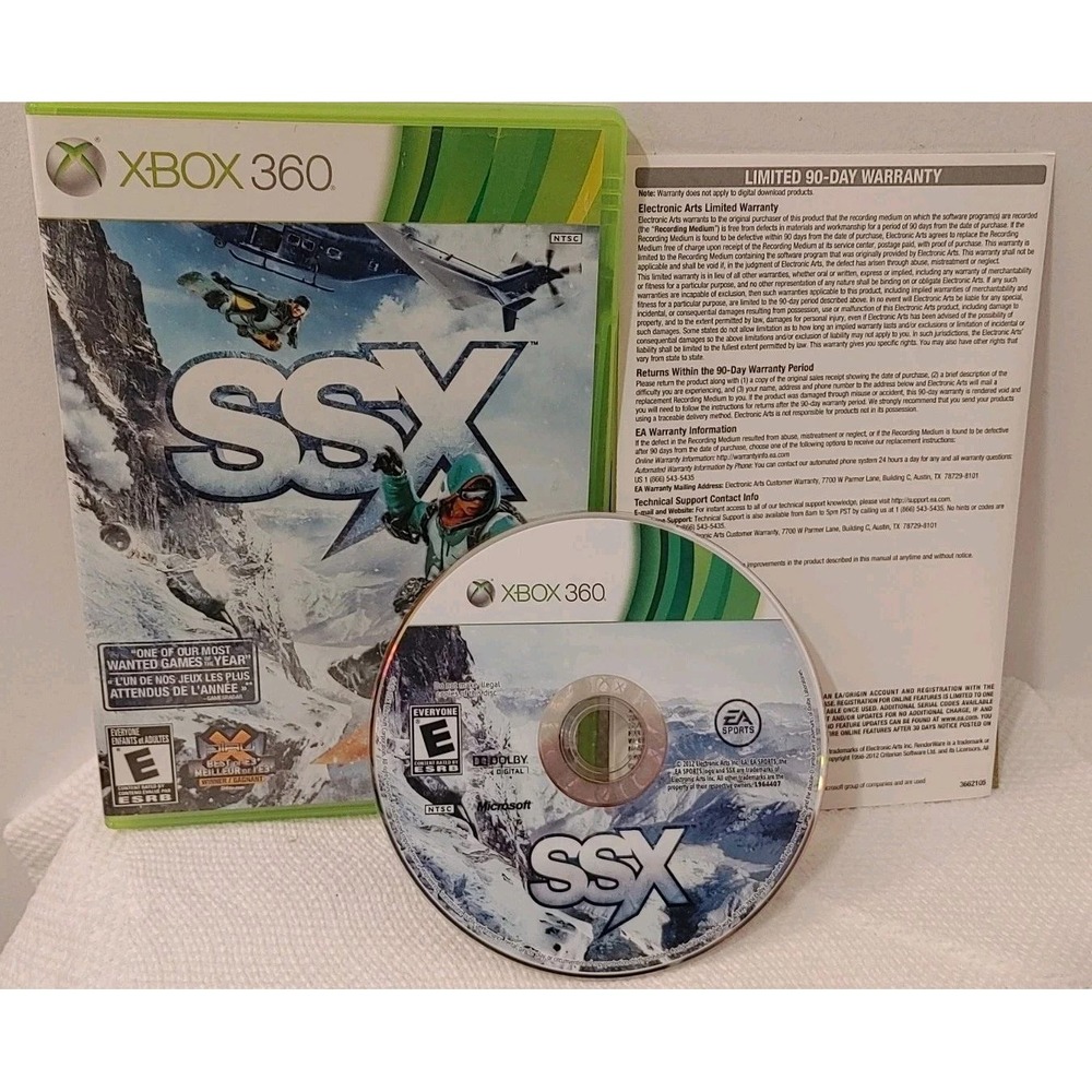 SSX Xbox 360 EA Sports Snowboarding Video Game NTSC Complete with Case